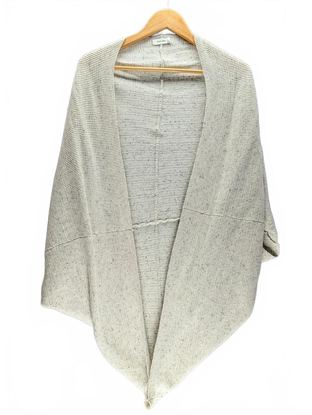 MOD REF Women's Lightweight Open Front Knit Cardigan Wrap M